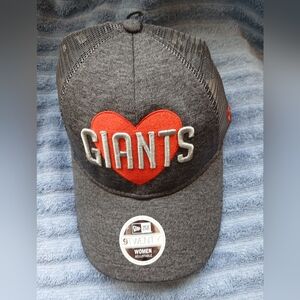 New Era San Francisco Giants Mesh Adjustable SnapBack Gray Baseball Cap Hat